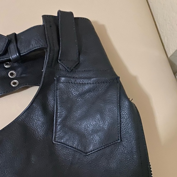 Motorcycle Leather Chaps by UNIK - Picture 5 of 13